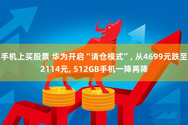 手机上买股票 华为开启“清仓模式”, 从4699元跌至2114元, 512GB手机一降再降